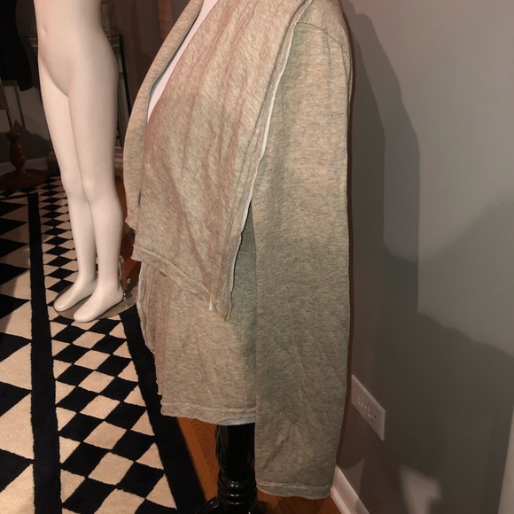 Tan Mystree jacket with shawl collar, size small - Picture 4 of 8